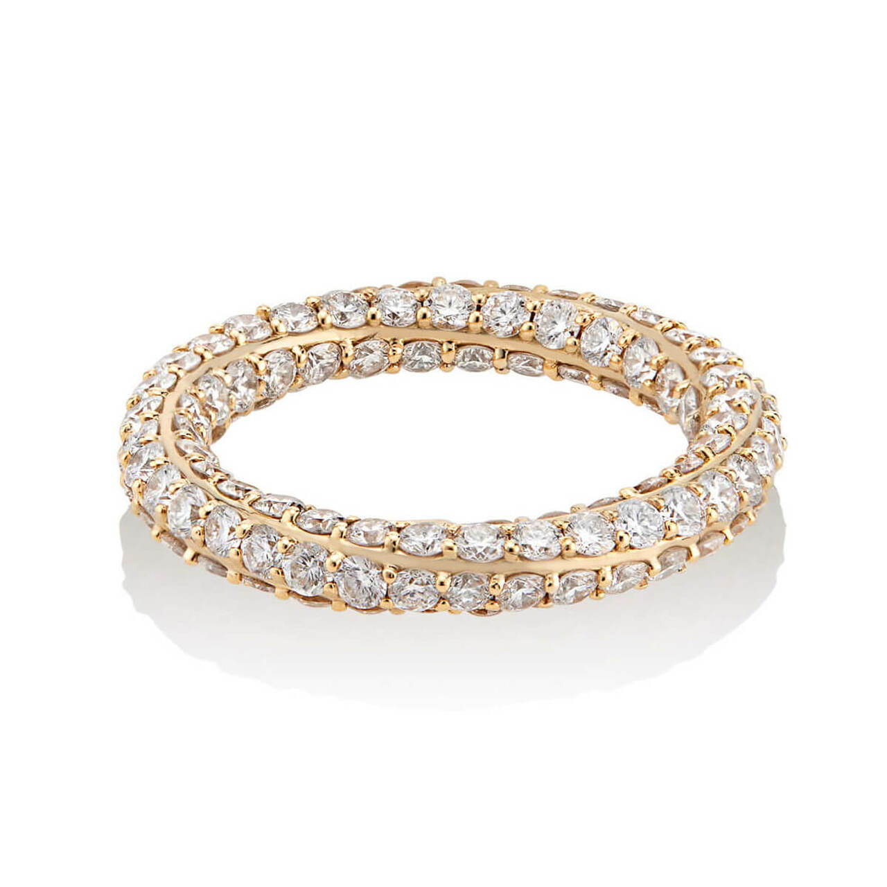 continuum one row pave eternity band
