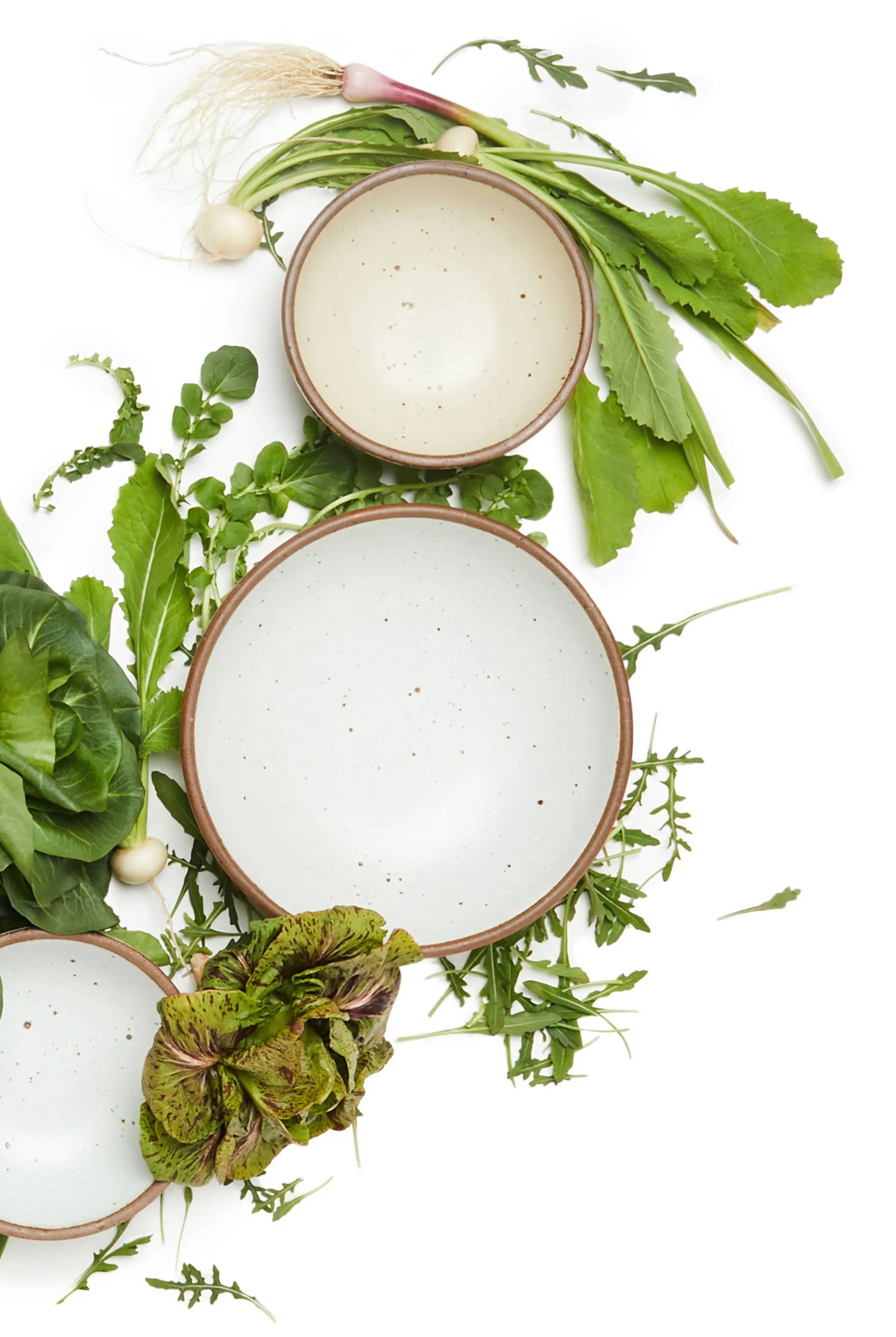 East Fork pots with greenery