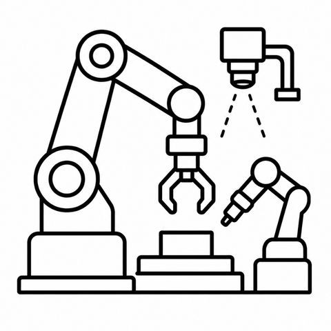 Industrial Robotics Icon