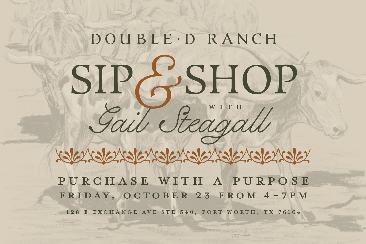 Gail Steagall Sip and Shop