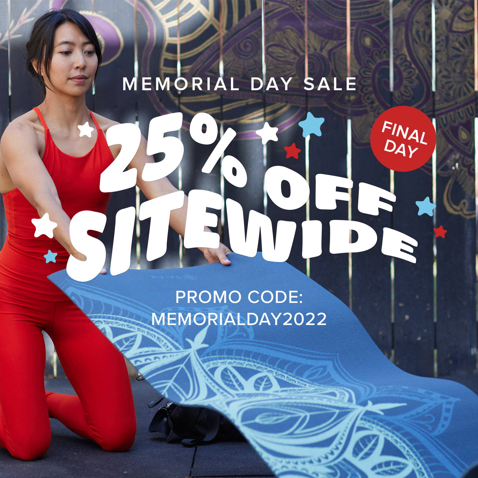 Final Day 25% Off Sitewide