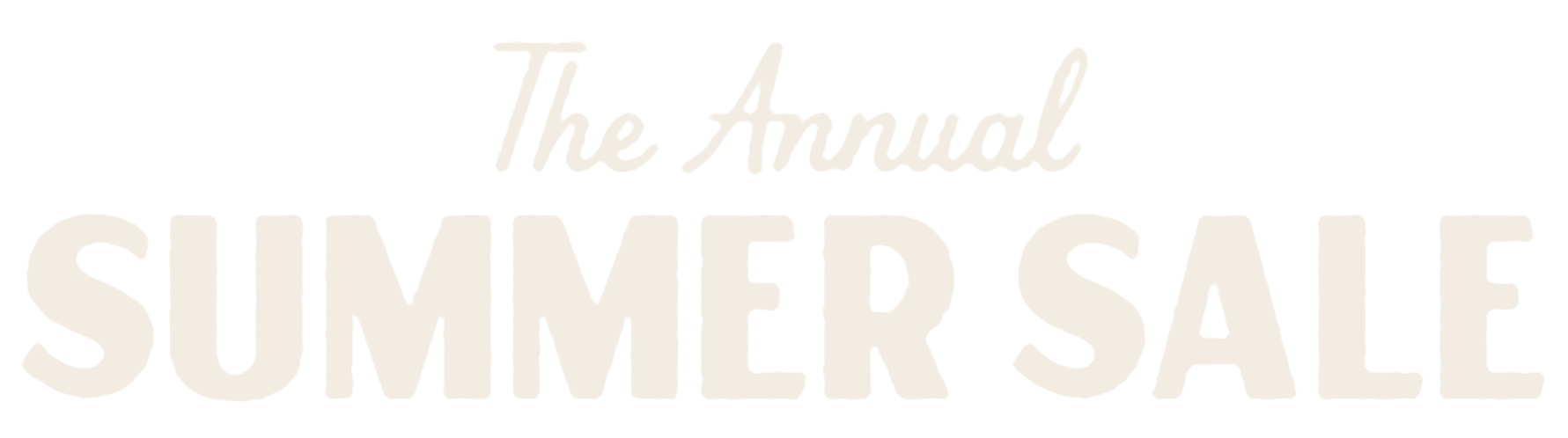 The Annual Summer Sale 