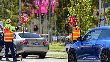 Road safety in work zones