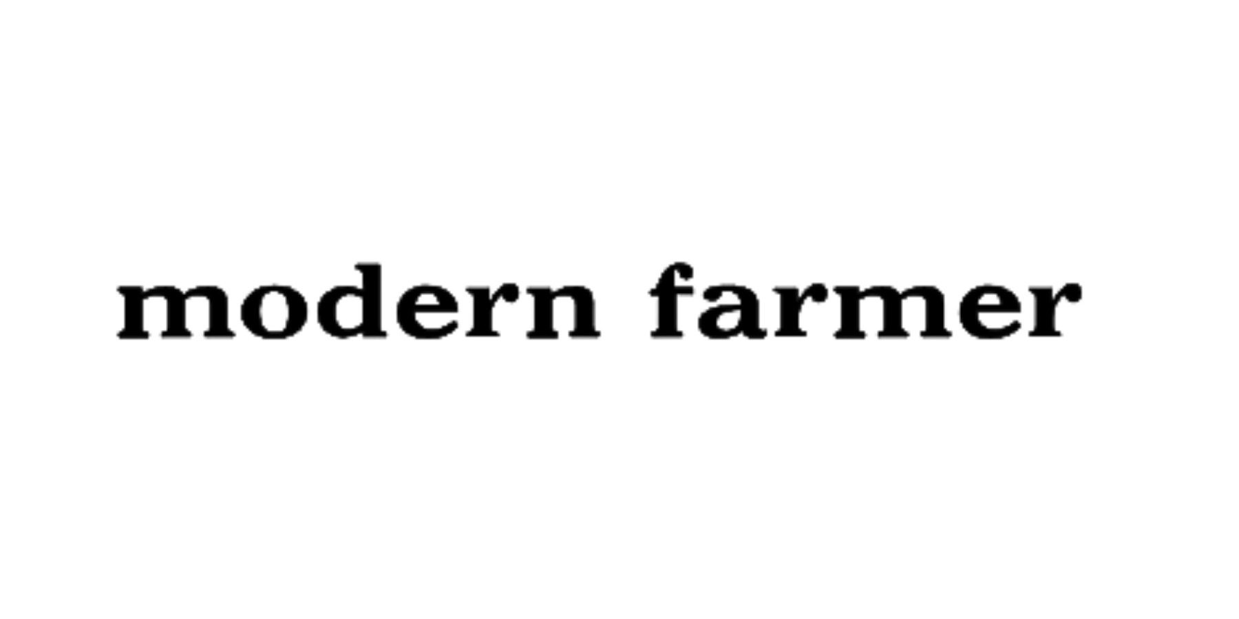 The Modern Farmer Logo for article written about chaga featuring Garrett Kopp of Birch Boys