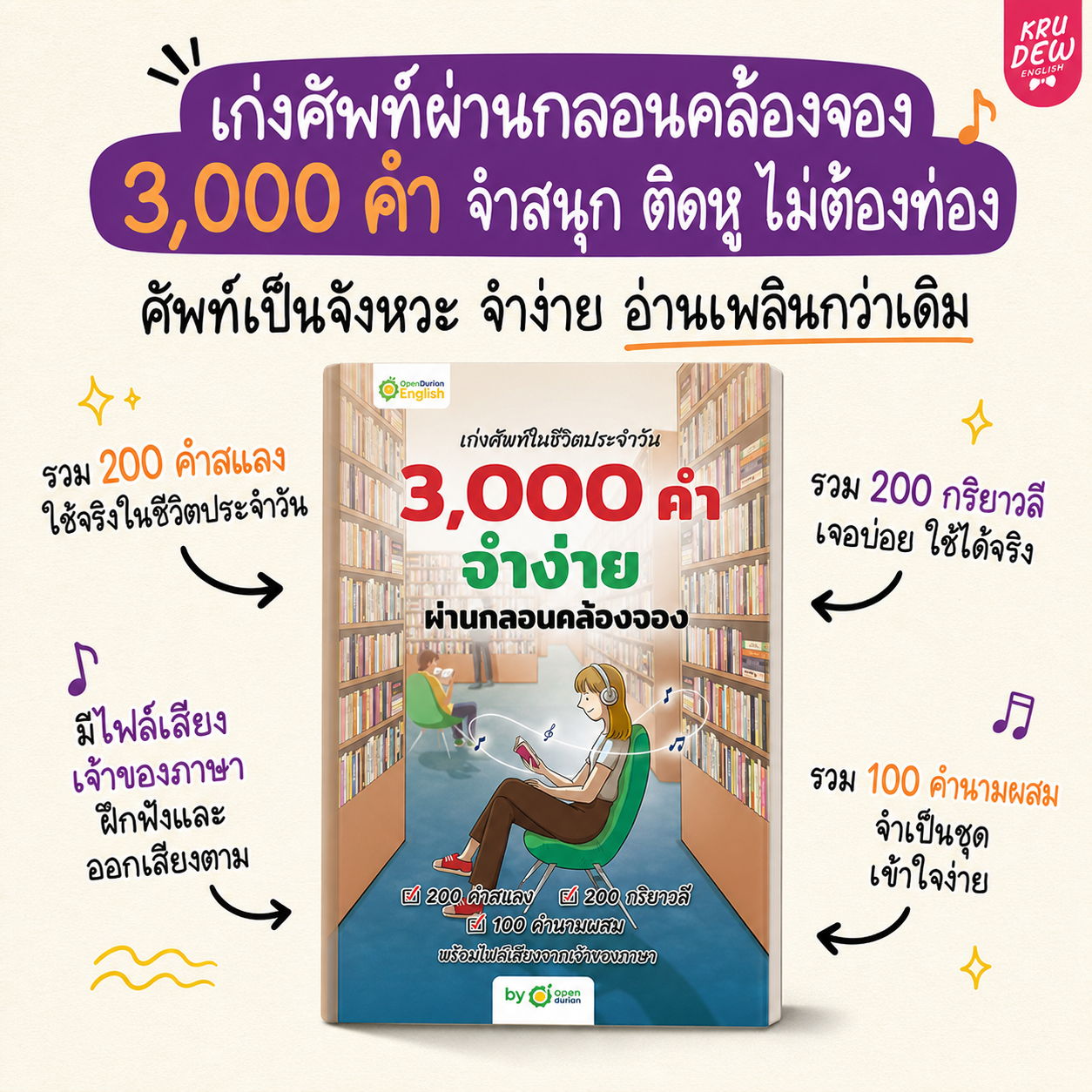 Book cover promoting 