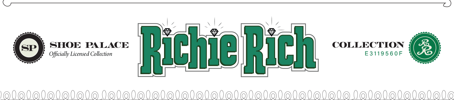 Logo for Richie Rich, a comic book character.