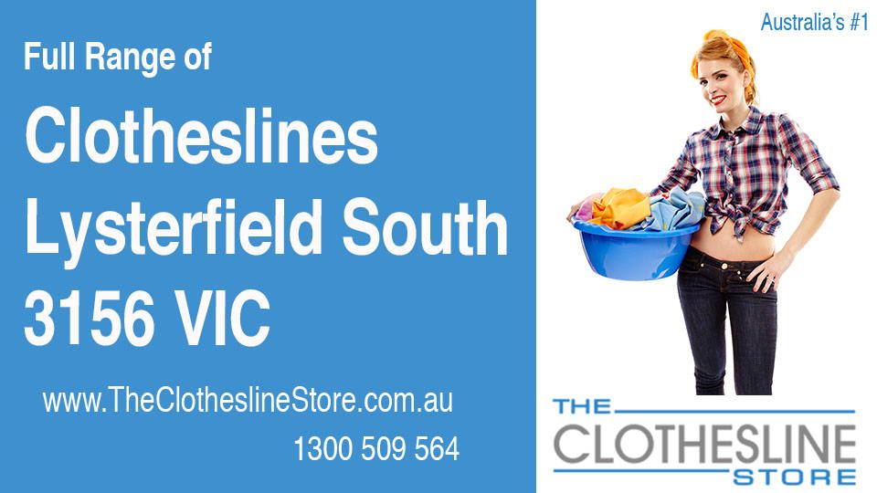 New Clotheslines in Lysterfield South Victoria 3156