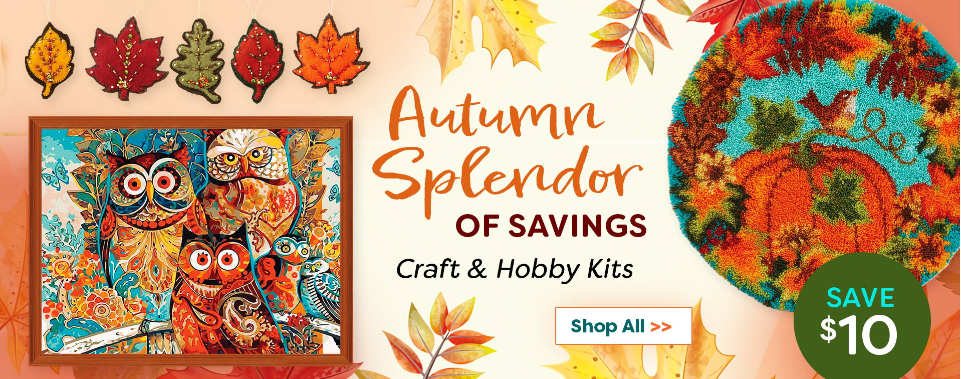 Autumn Splendor of Savings Craft & Hobby Kits Shop Now