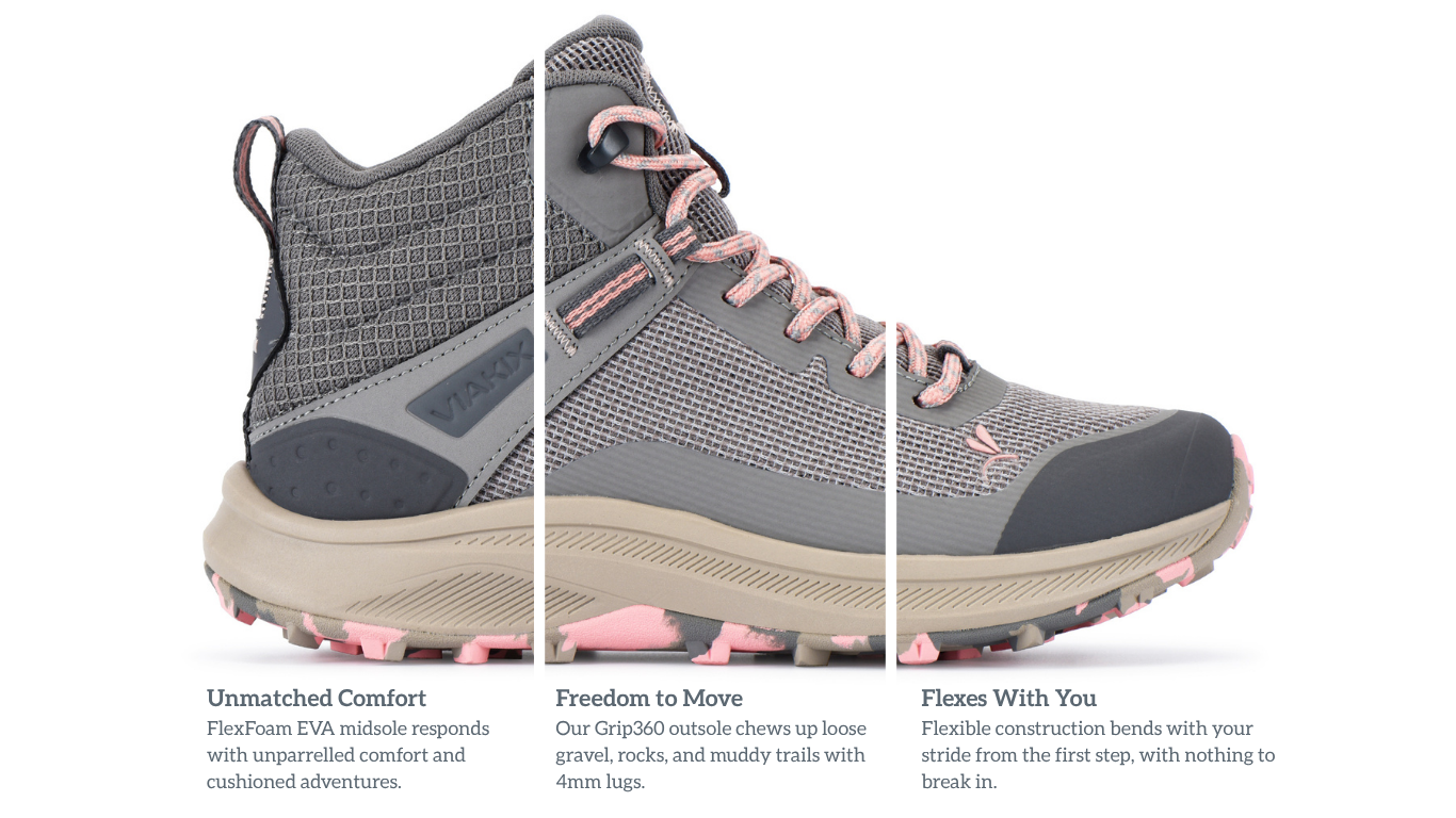 A very comfortable waterproof hiking boot for women