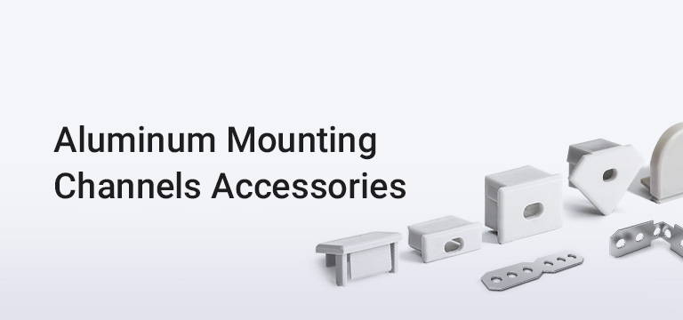 Accessories for aluminum mounting channels