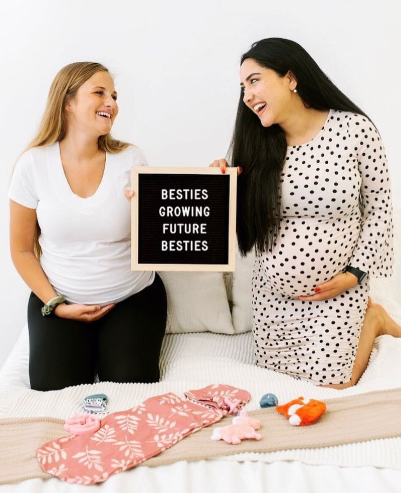 Best friends pregnant together