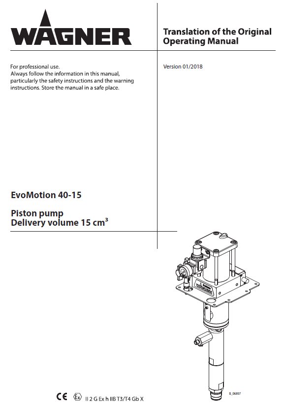 Wagner Evomotion 40-15 Manual 