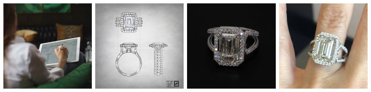 luxury engagement ring customization