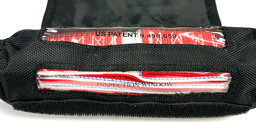 Close-up on the inside of an energy absorber