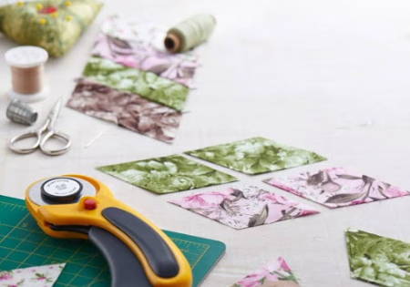 Crisp, Starched Quilt Fabric