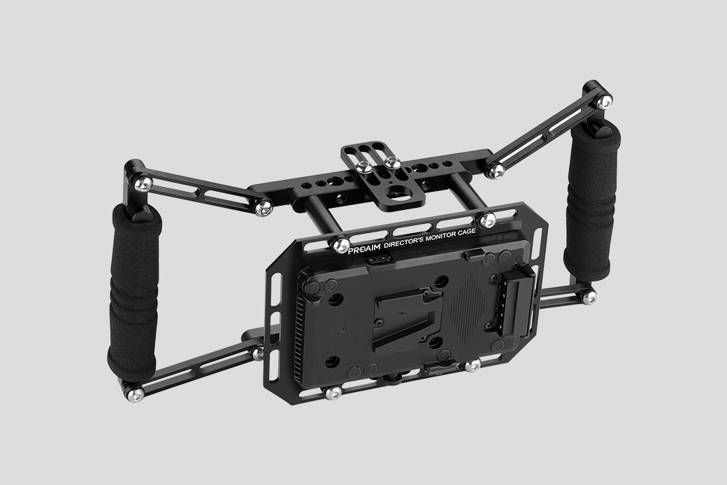 Proaim-Director-s-Cage-for-4-inch-7-inch-LCD-Camera-Monitors-With-V-Mount-Plate