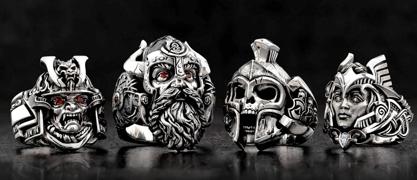 Battleworn Warriors Collection by NightRider Jewelry