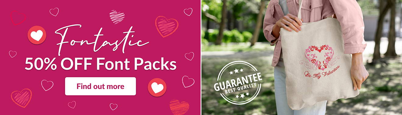50% Font Promo