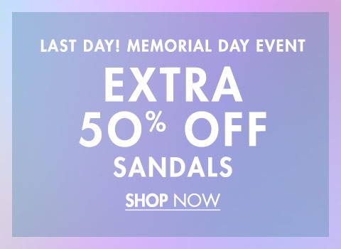 Extra 50% Off Sandals