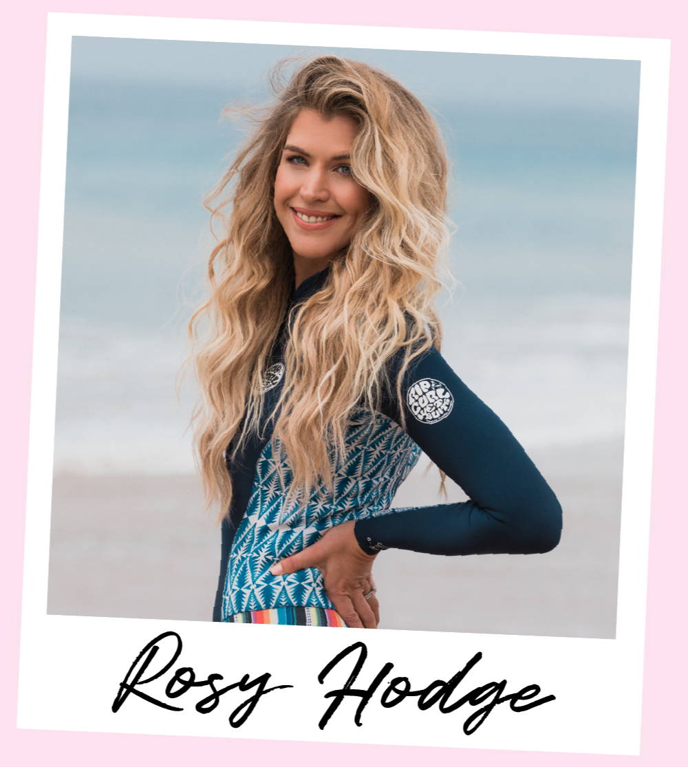 Pro surfer Rosy Hodge