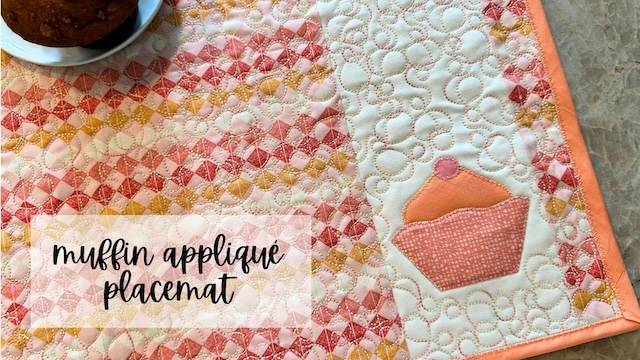 Muffin Appliqué Placemat