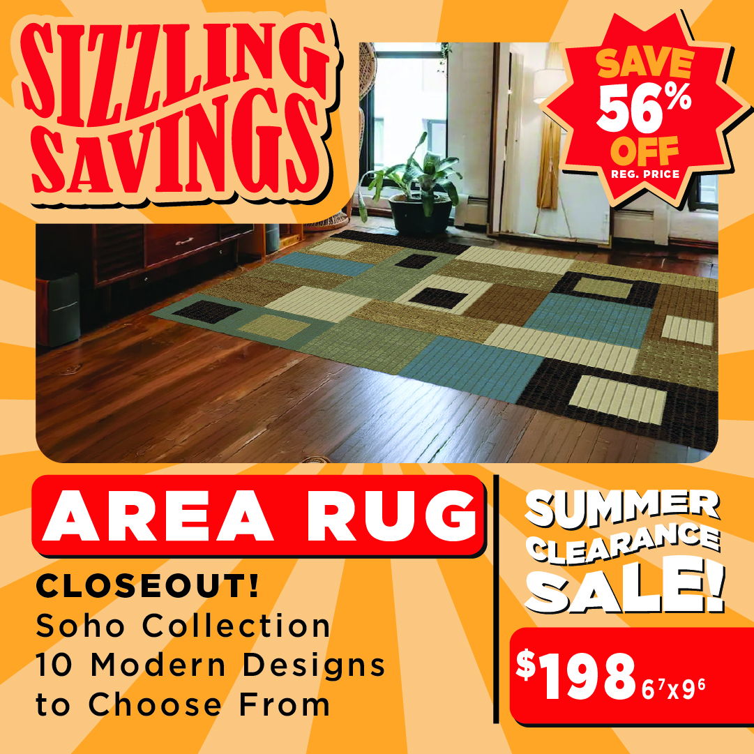 Soho Rugs Sizzling Savings