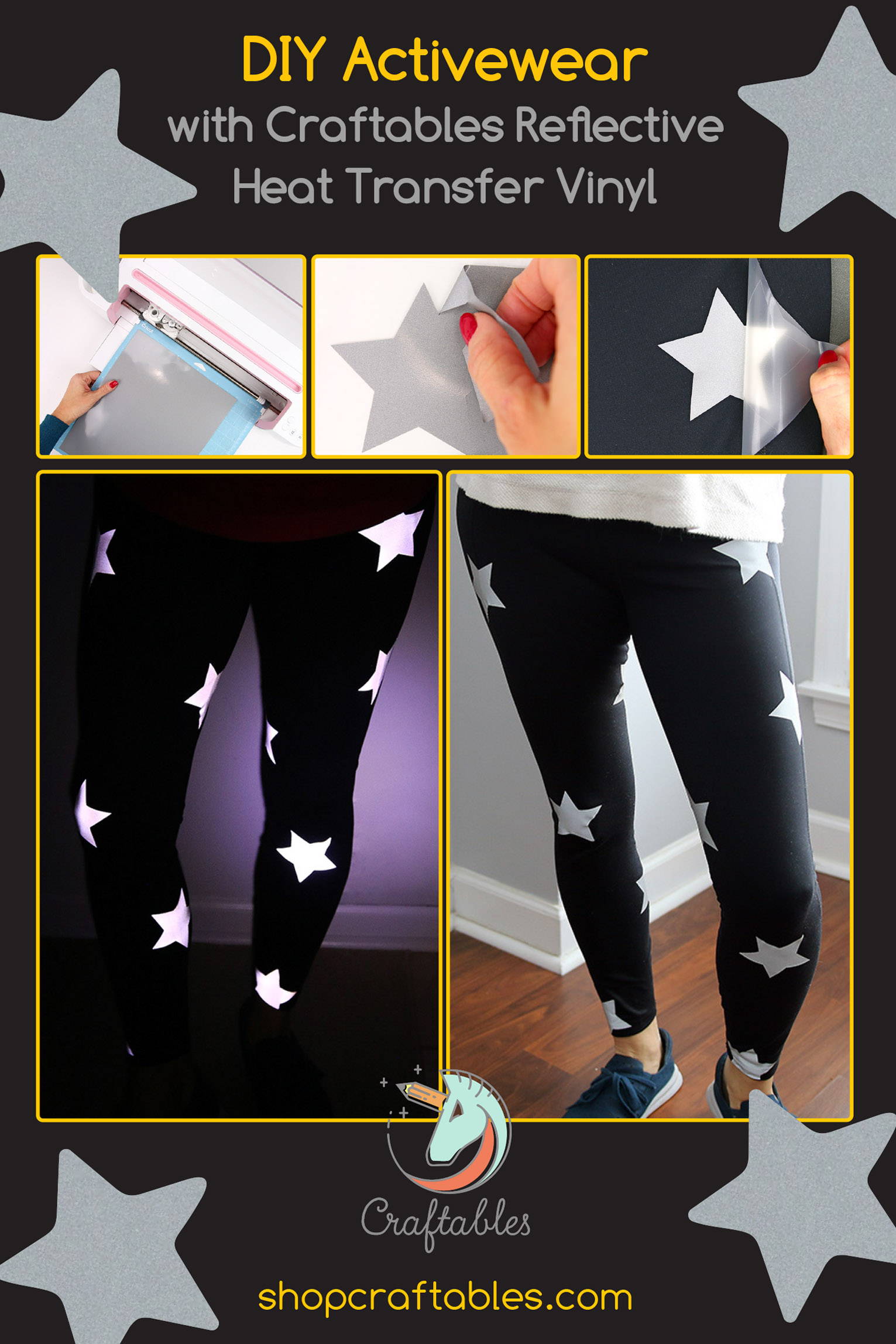 How to Use Reflective Heat Transfer Vinyl Steps