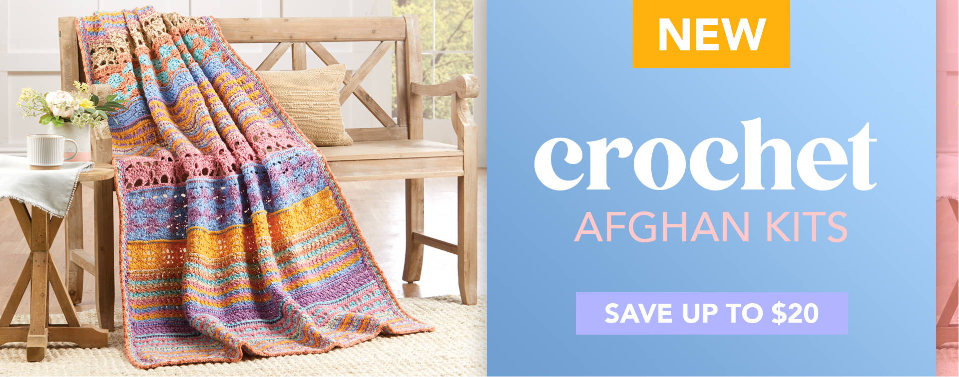 NEW Crochet Afghan Kits