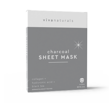 Viva Naturals - Charcoal Sheet Mask