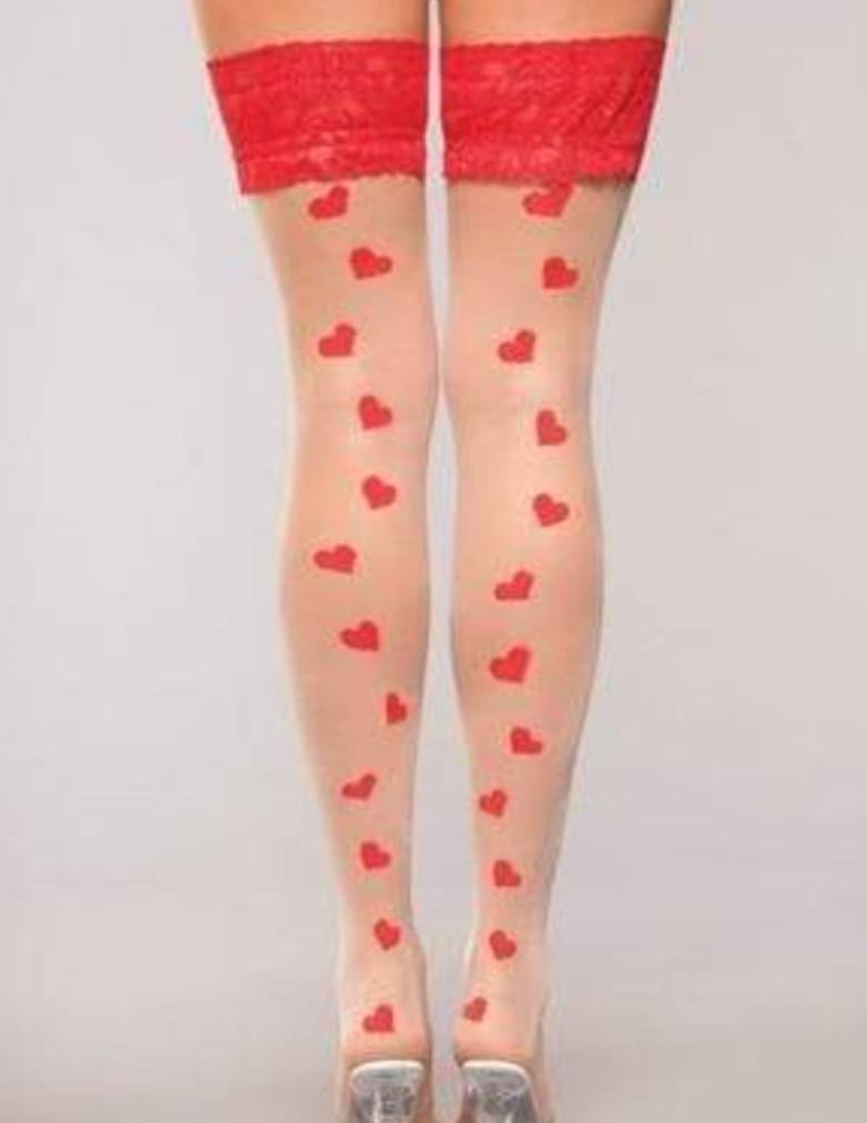 Be Wicked BWH800 Sweetheart Thigh Highs