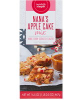 Nana's Apple Cake Mix® package