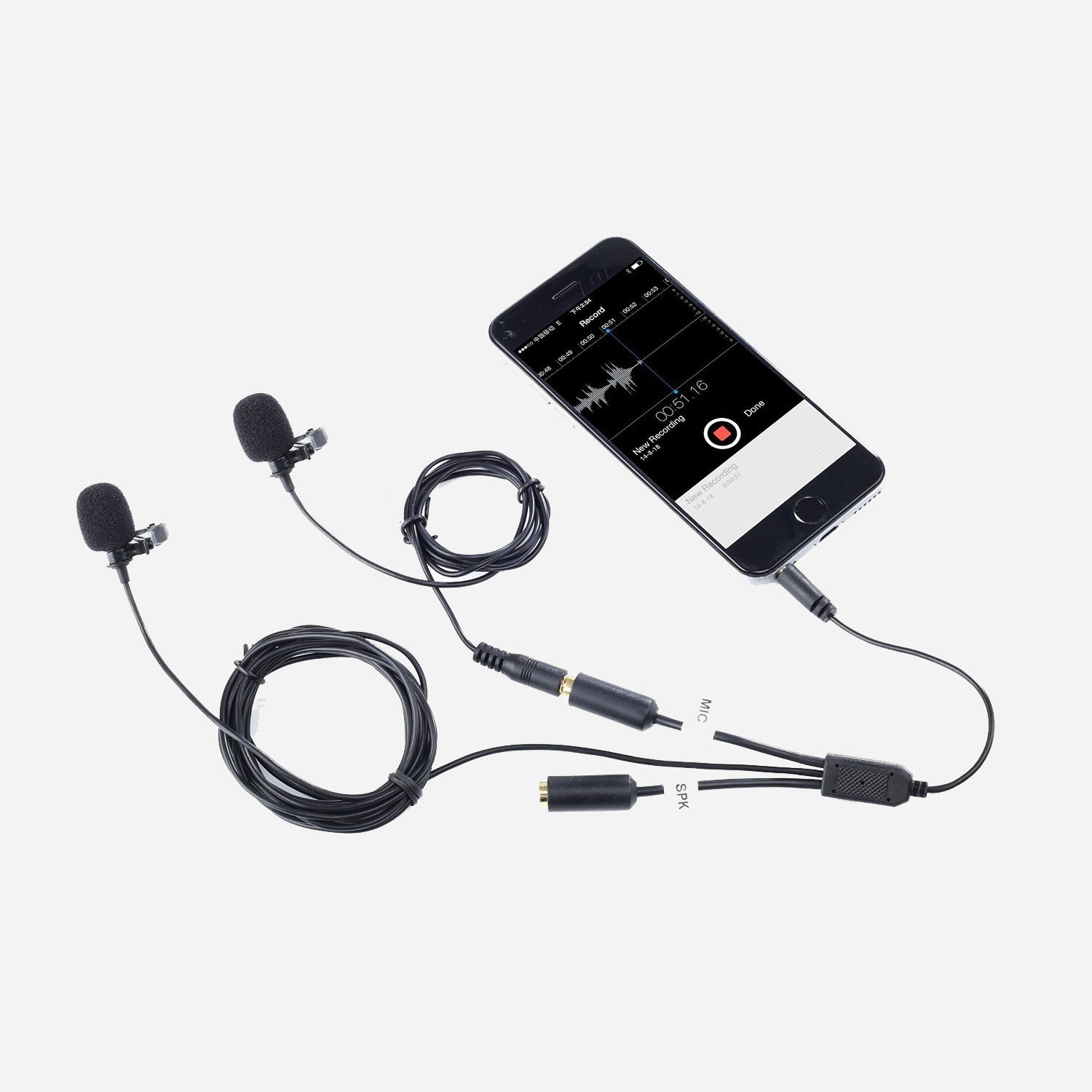 Movo PM20-S Dual Lavalier Interview Microphone