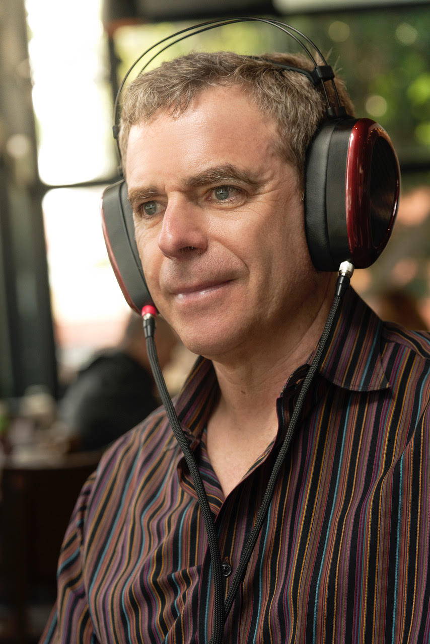 Dan Clark wearing AONE 2 headphones