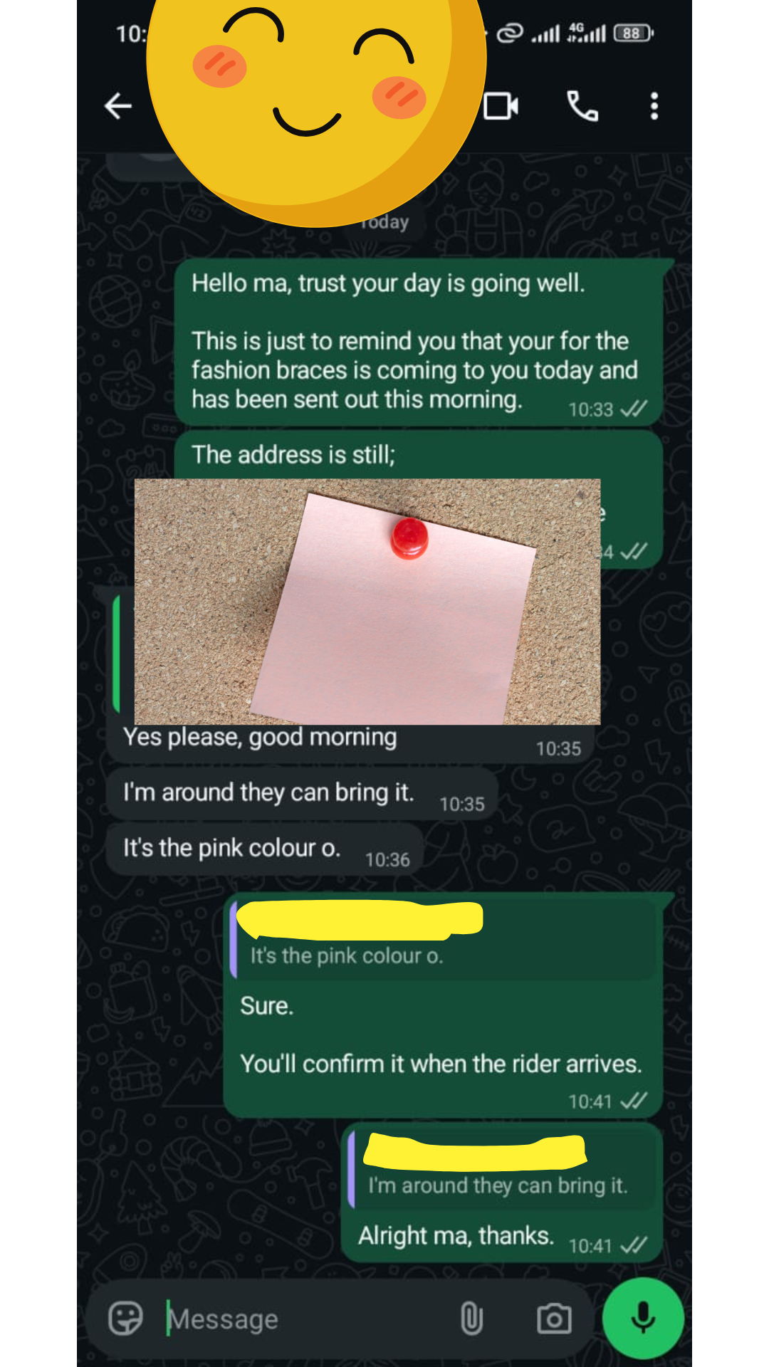 Proof of purchase