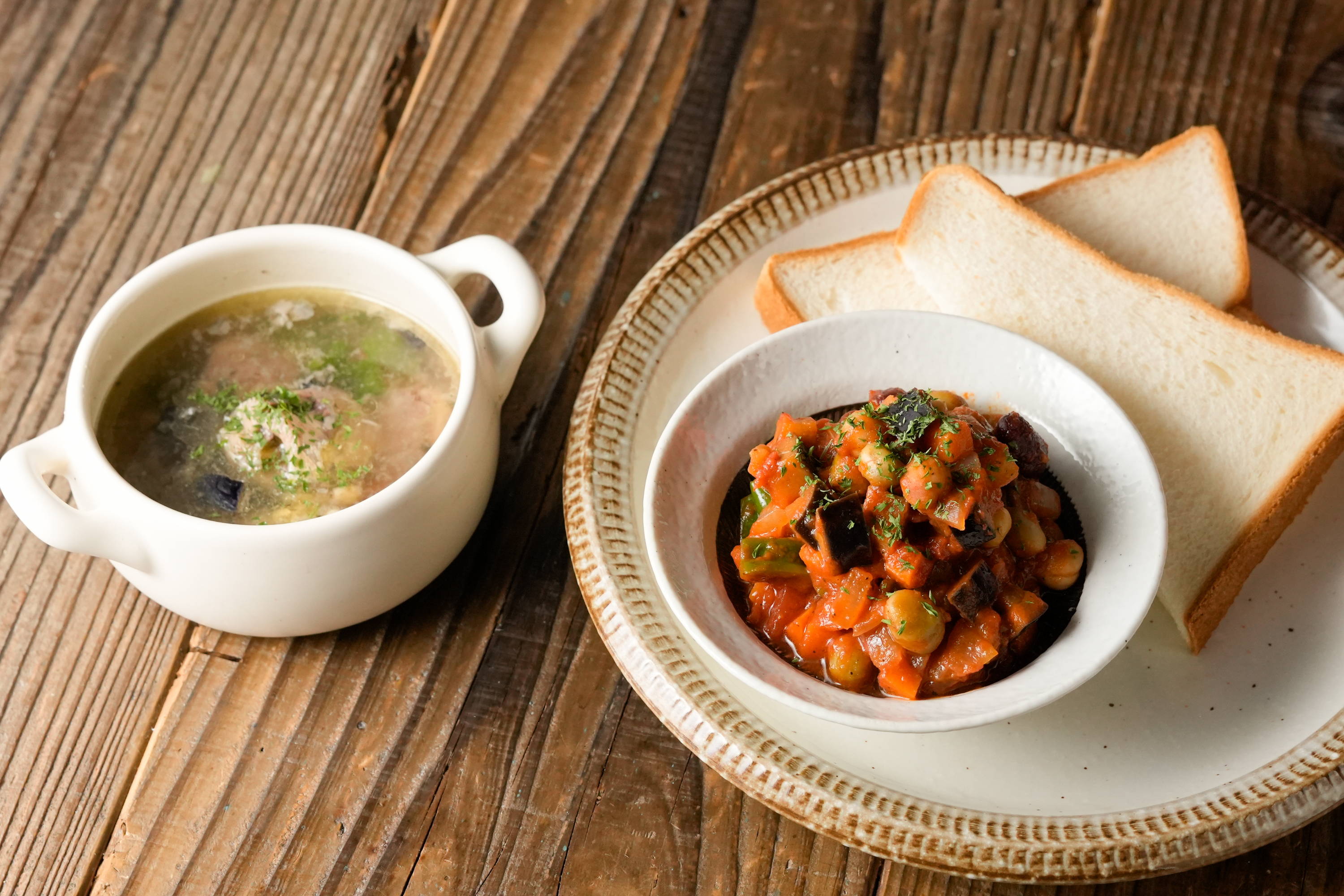 【防災レシピ】チリビーンズとイワシ缶と野菜のスープ
