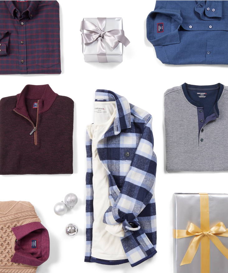 Collection of UNTUCKit new arrivals.