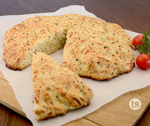 rustic herb focaccia