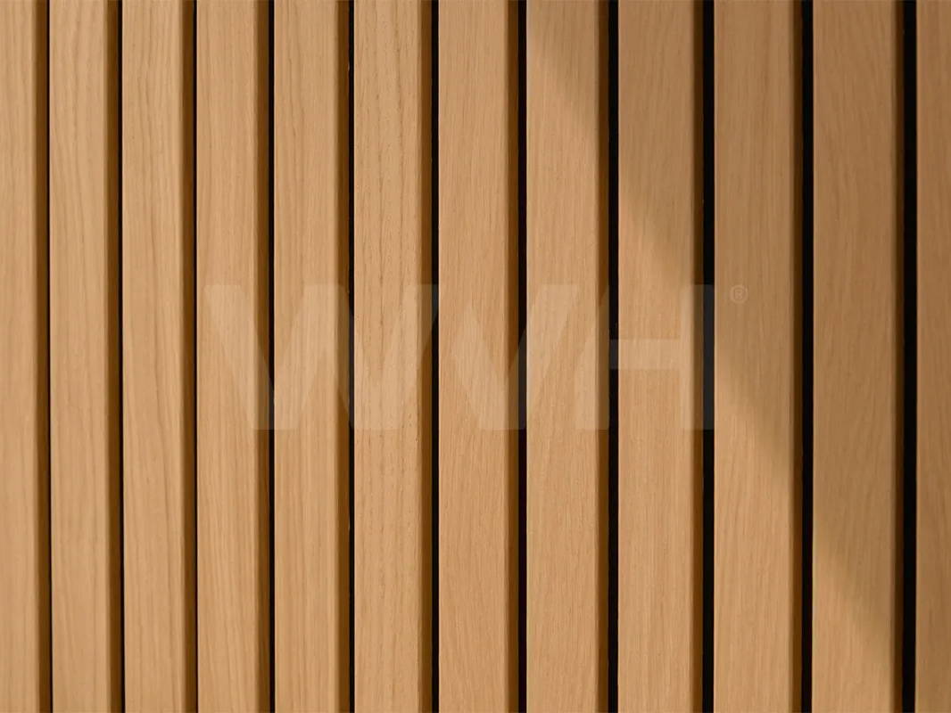 Slatpanel Luxe American Walnut Acoustic Wide Slat Wood Wall Panels | Premium Wood Finish | 94.49 x 25.20