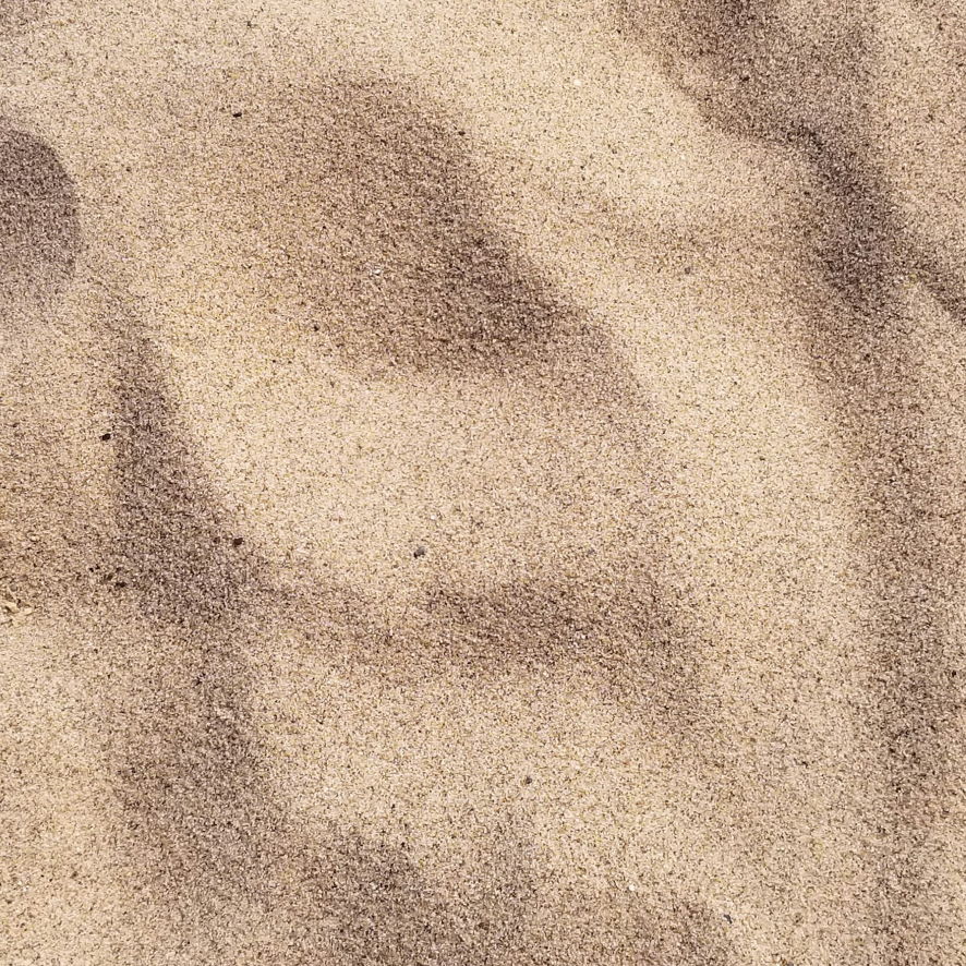 an overhead shot of some sand