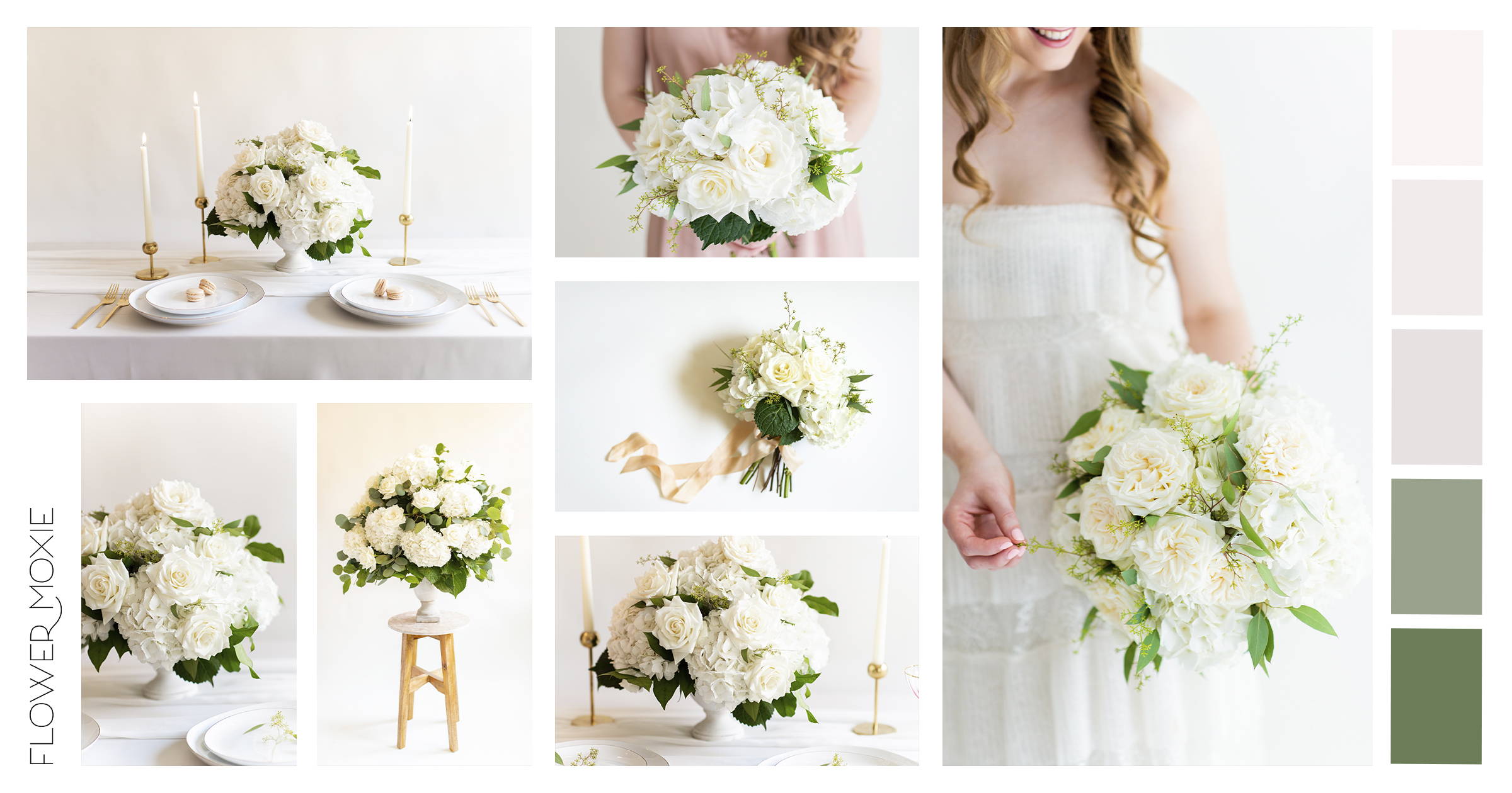 Classic White Hydrangea DIY Wedding Flower Packages
