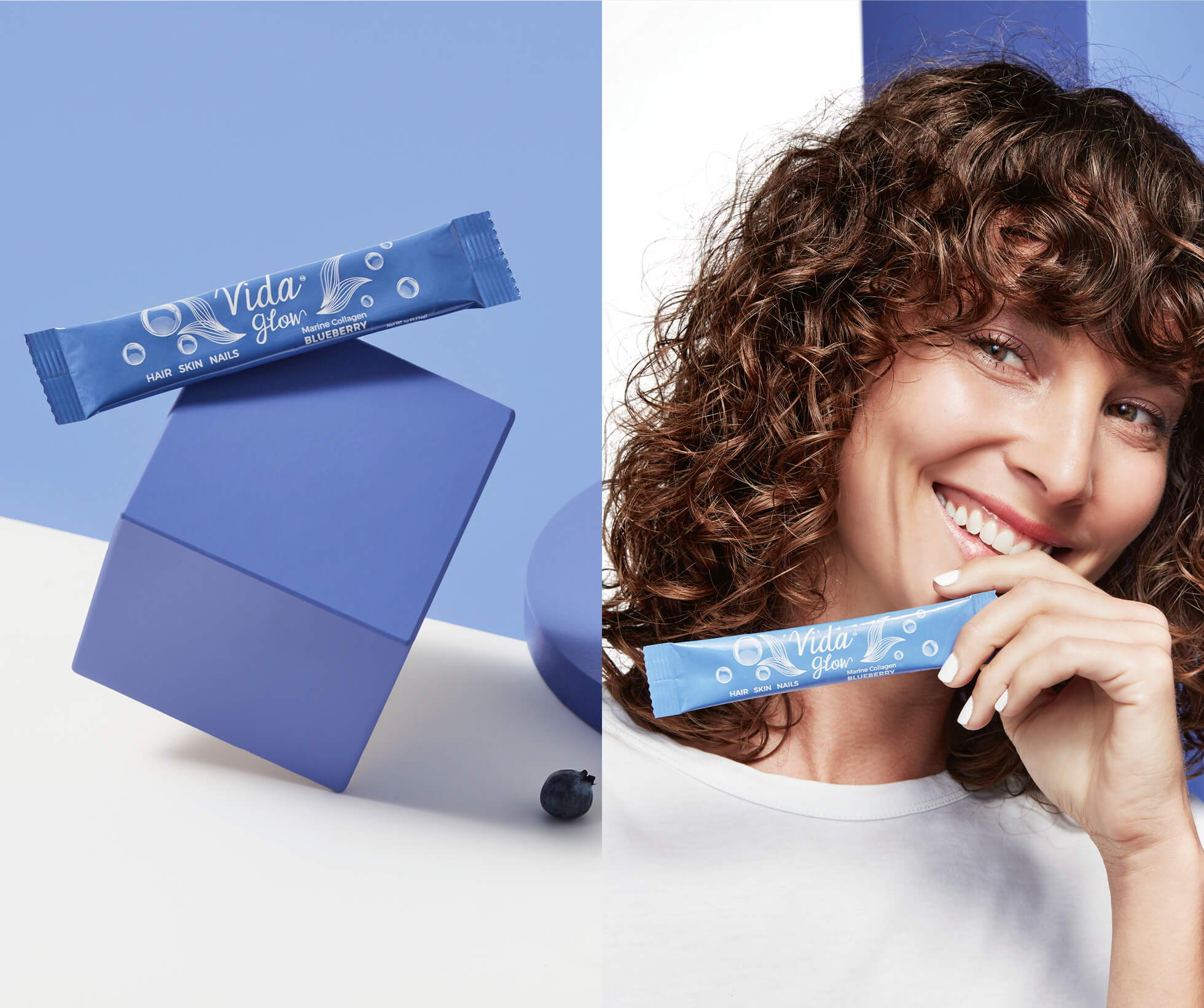 Vida Glow Blueberry Marine Collagen