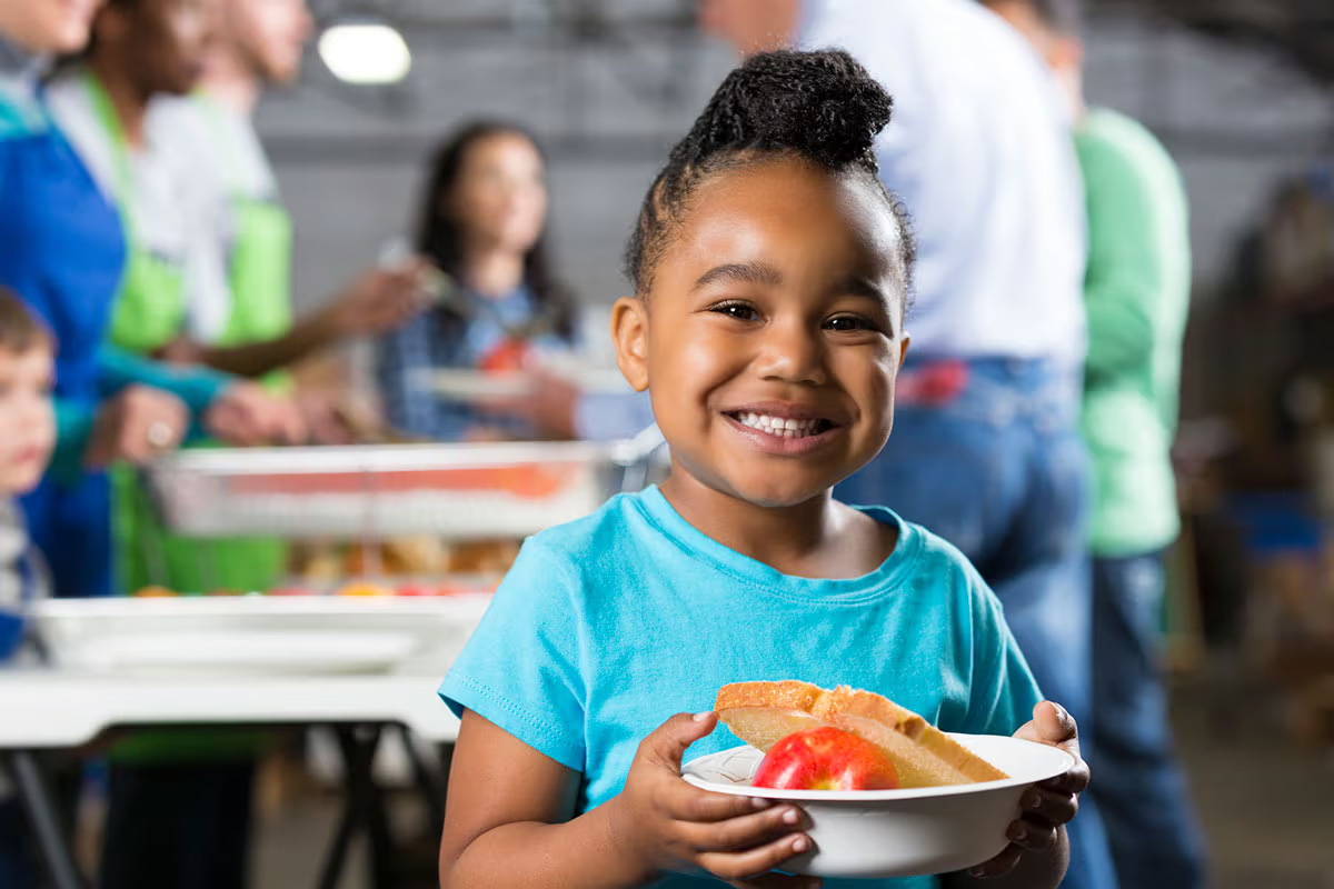 Meals provided to children living with food insecurity in the USA.
