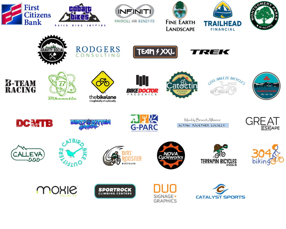 Logos of MoCo Epic sponsors