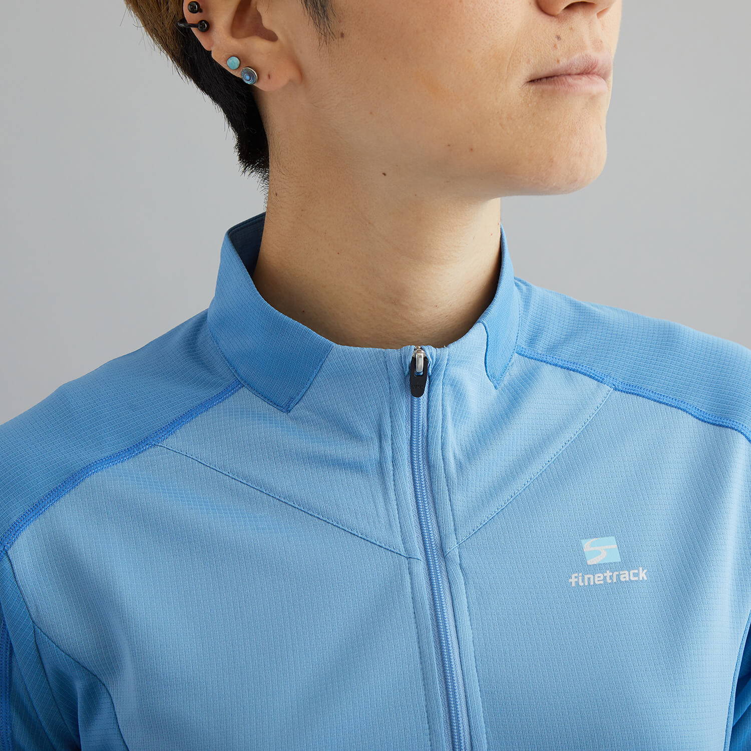 finetrack（ファイントラック ）/ドラウトフォースジップT/ライトブルー/WOMENS