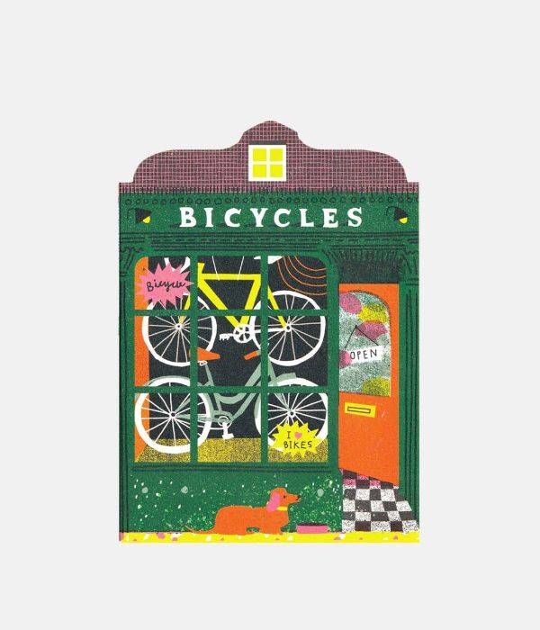 An image of the Printed Peanut Bicycle Shop Card.
