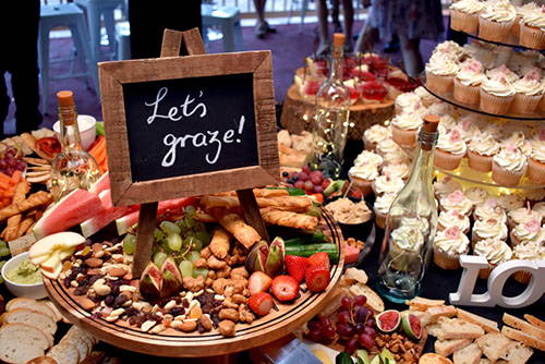 How To Create A Grazing Table That Hard, How To Create Height On A Buffet Table