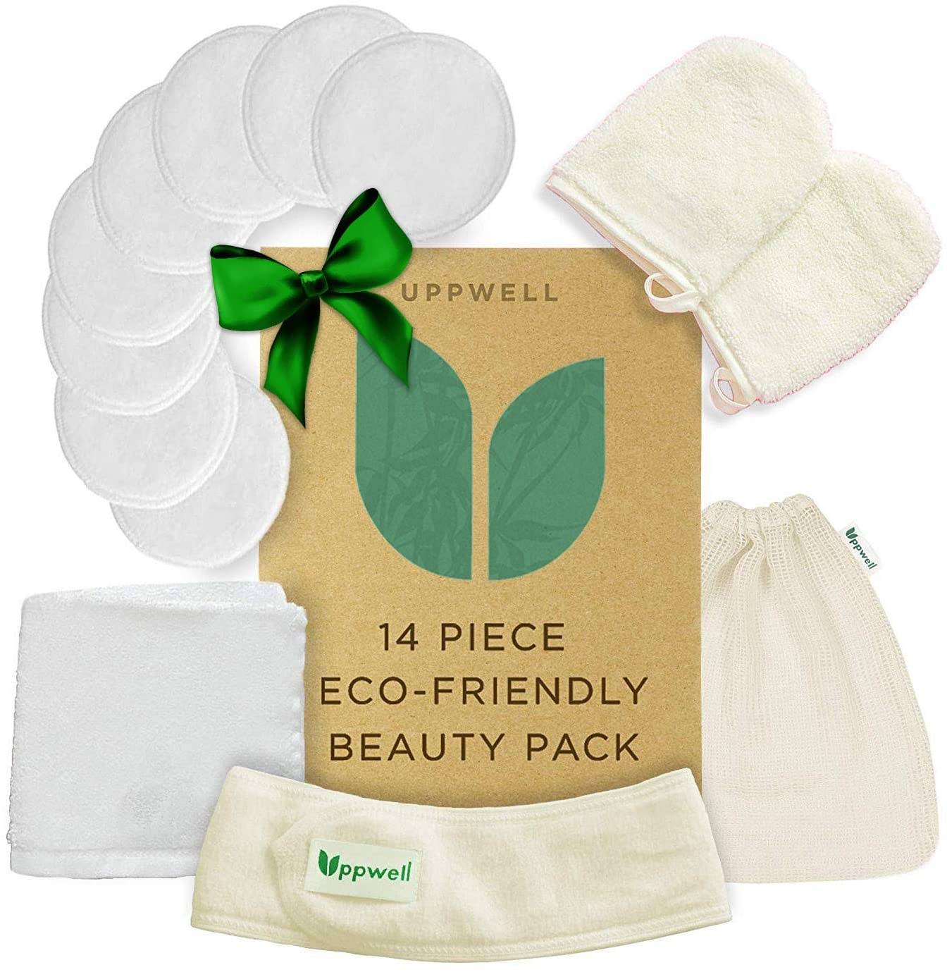 Eco-friendly organic makeup remover pads