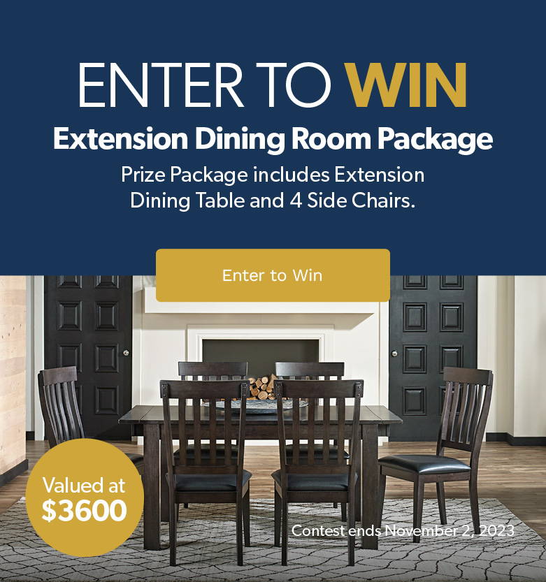 Enter to Win Extension Dining Room Package*