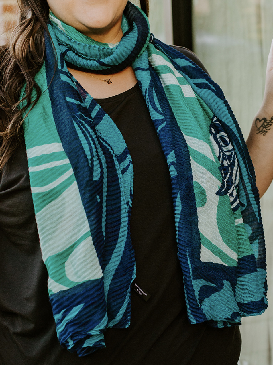 Humpback Whale Eco Scarf by Gordon White