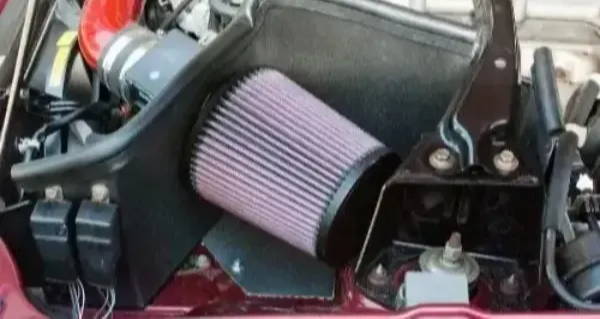 heat shield on cold air intake 